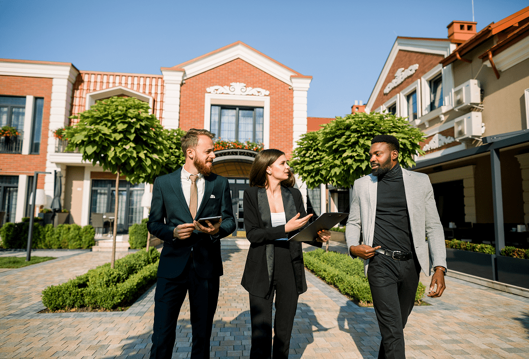 group-three-young-multiracial-business-people-african-man-caucasian-man-woman-talking-each-other-walking-outdoors 1 (1)-min